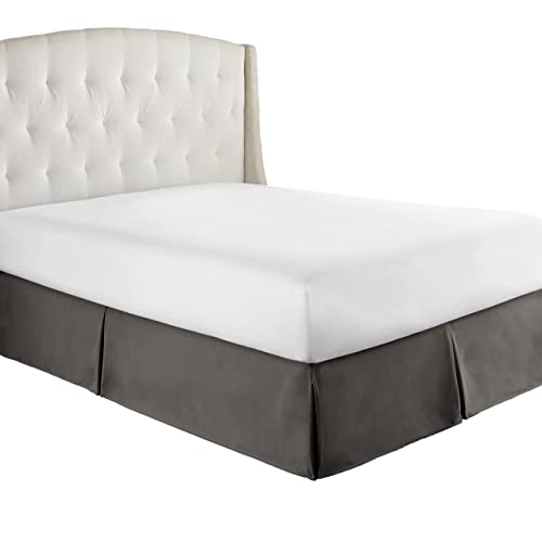 HC Collection Bed Skirt, Soft Microfiber Box Spring Cover, Bed...