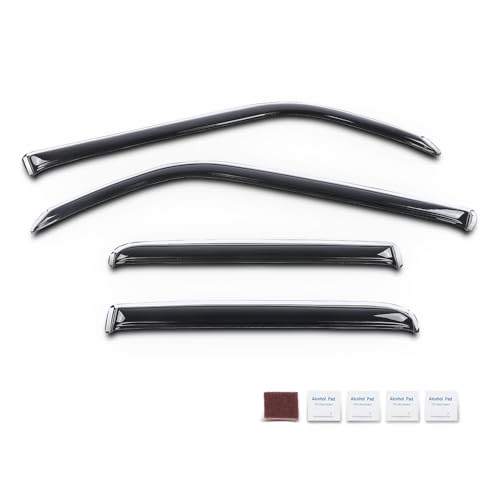 Image of PIT66 in-Channel Ventvisor Window Deflectors Fit Toyota 4Runner 2010-2024