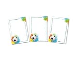 12 Mini-Notizblöcke Fußball Fussball Mitgebsel für Kindergeburtstag Gastgeschenke für Jungen Jungsgeburtstag Jungen / A7-Format