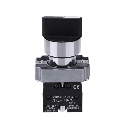 Interruptor de 3 posiciones ZB2-BD33 para cuadros eléctricos y automatización de 22mm