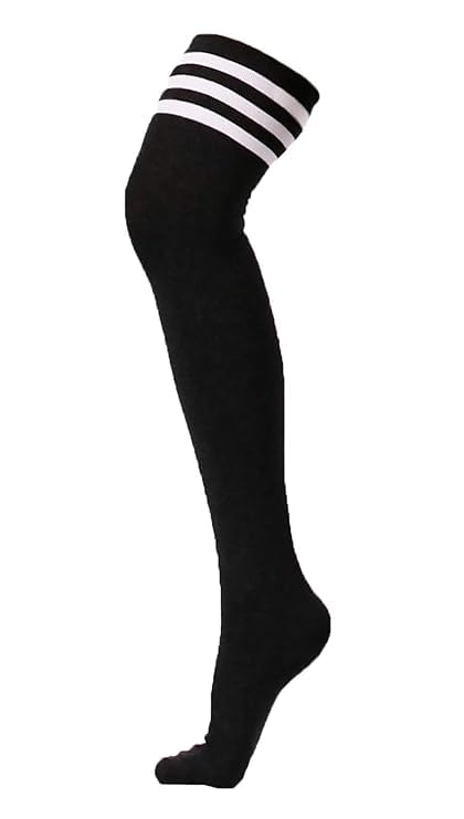 DEVANX CONFECTIONS Sockings, Micro Yarn Stocking, For Men & Women (Unisex), Knee Length Socks, Soccer Stockings (Black) Size-S/M/L 3