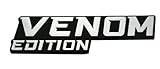 1pc Venom Edition Emblem Badges Badass 3D Sticker Decal Compatible with Universal Car Truck SUV Side Rear Front Hood Trunk Door (Chrome)
