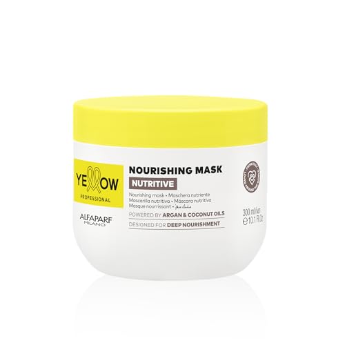 ALFAPARF MILANO Yellow Professional Nutritive Nourishing Shampoo for Dry Hair - Powered by Argan & Coconut Oils - Designed for Gentle Cleansing