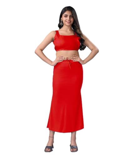 Image of LADLA FASHION] Women's Saree Shapewear - Mermaid Cut Saree Shaper Petticoat with Side Slit,