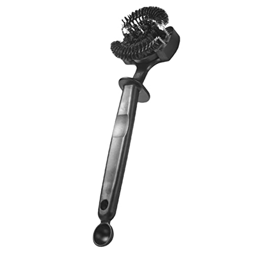 BEBEMOKO Convenient Espresso Machine Cleaning Brush with Detachable Bristles and Spoon for Efficient Group Head Maintenance for Coffee Makers and Espresso Machines