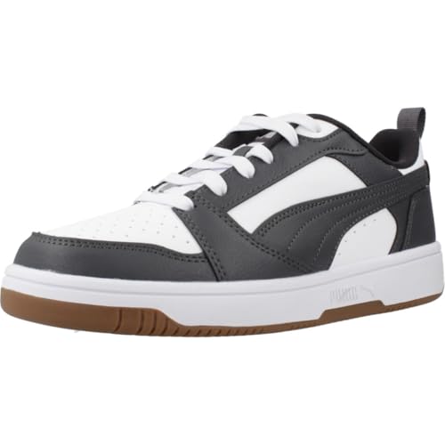 Chaussure PUMA Rebound V6 LO JR blanche basket basse enfant taille 36