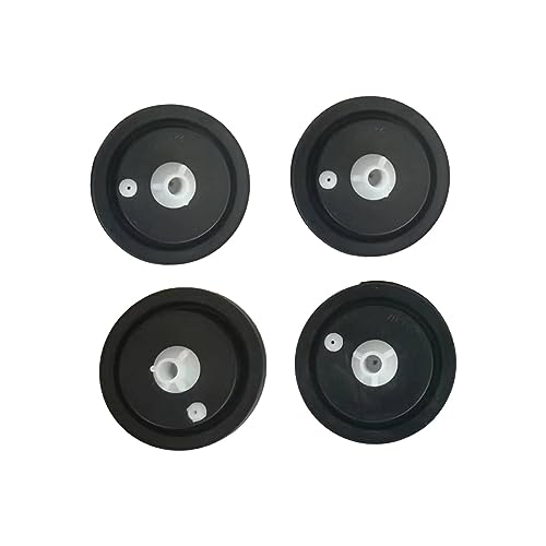 T Tooyful 4個 電磁弁ダイヤフラ 電磁弁水入口シールリングガスケット 電磁弁シール 電磁弁パッキン シリコンゴム製 洗濯機の修理用 給水弁と給水エラー修理用 ソレノイドバルブダイヤフラム ソレノイドバルブ修理用 バルブ 直径27mm 水入口電磁弁