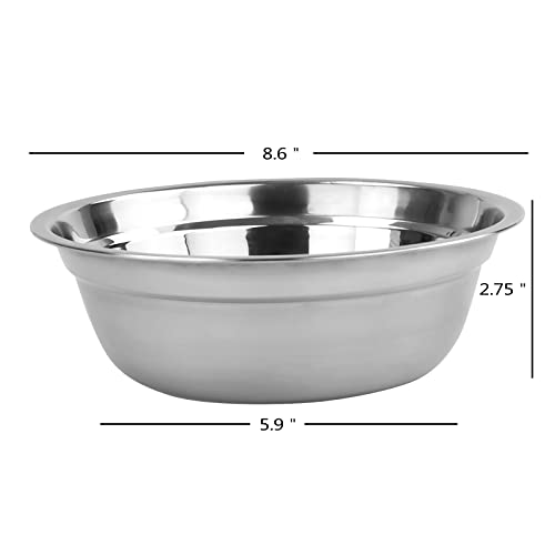Set de 4 tazones de acero inoxidable 8.6 pulg miniatura 2