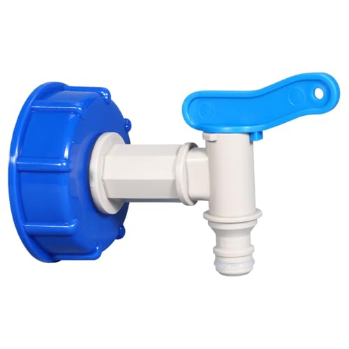 Krmoau Adaptador de válvula muerta, adaptador de manguera de depósito, conector de manguera de jardín, accesorios a prueba de fugas, piezas de repuesto de rosca fina para galones de bolsillo
