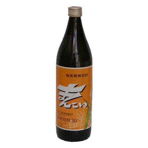 Amazon.co.jp: 奄美黒糖焼酎 まんこい(満恋) 30度 900ml 瓶 6本セット