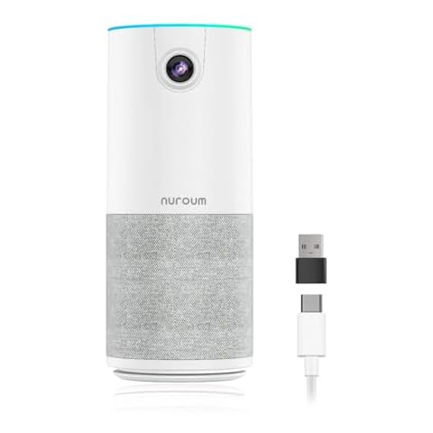 Nuroum C10 1080P Webcam with Microphone Cover