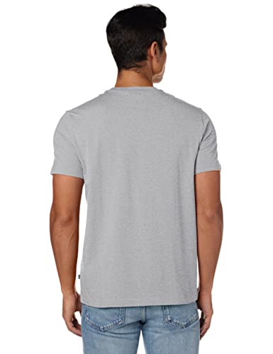 Nautica Men's Big & Tall Solid Crew Neck Short-Sleeve Pocket T-Shirt, Grey Heather, 4XLT Tall4