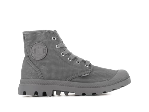 Image of Palladium Pampa Hi Men's Outdoor Boots | Hiking, Trekking & Riding Ankle Boots | Stonewashed Canvas, All-Season, Quick-Dry