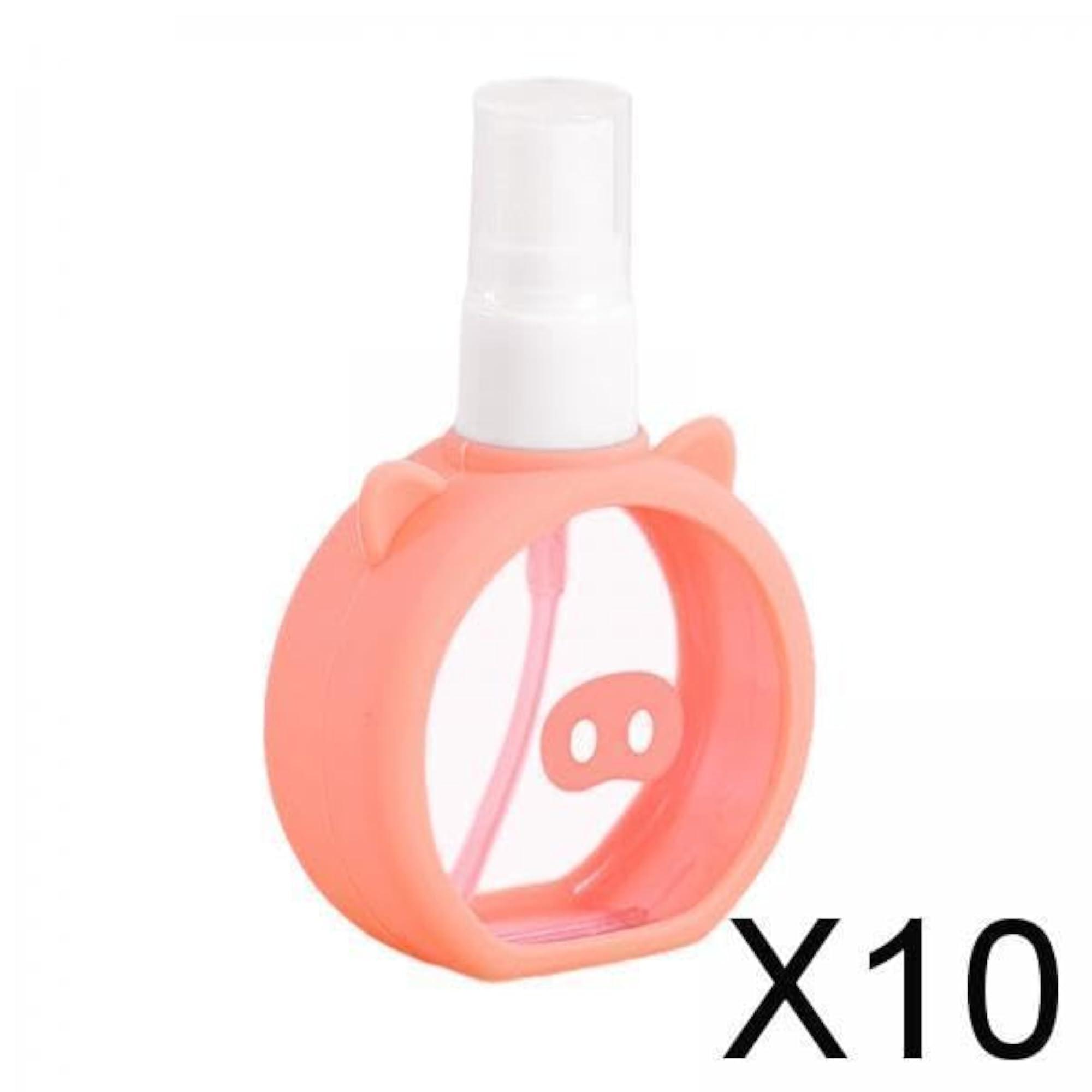 10x Mini Spray Bottle 55ml Durable for Cleaning Solutions Pink