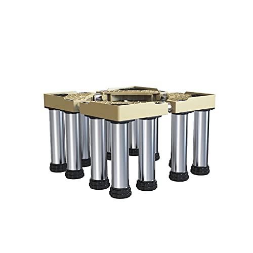 Base de lavadora Base de lavadora ajustable Soporte de base de refrigerador-congelador elevado Largo/Ancho 47-69cm Pedestales y marcos para secadora, refrigerador y lavadora Alfombrilla antivibr