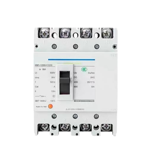 Disjoncteur boîtier moulé NSX100N 4P avec déclencheur magnétothermique réglable