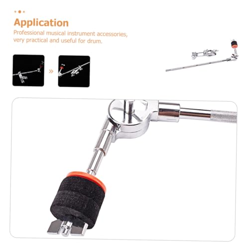 Brazo extensible ajustable para tambor con pinza, accesorio para kit de percusión miniatura 3