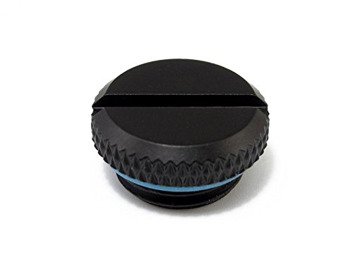 XSPC Tappo con passo 1/4 di pollice V2- Nero