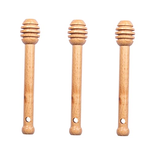 KICHOUSE Portable Honey Stirrer Sticks Boys and Girls Lunch Accessories Long Handle Honey Dippers for Tea Coffee
