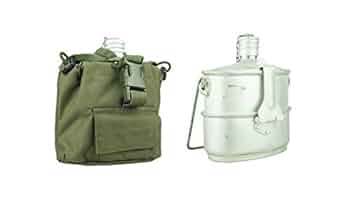 実物 未使用 ソ連 飯盒 ハンゴウ  ポーチ付き ロシア軍 アウトドア キャンプ Amazon | 【実物】ロシア軍 Techincom製 VDV 空挺部隊 飯盒