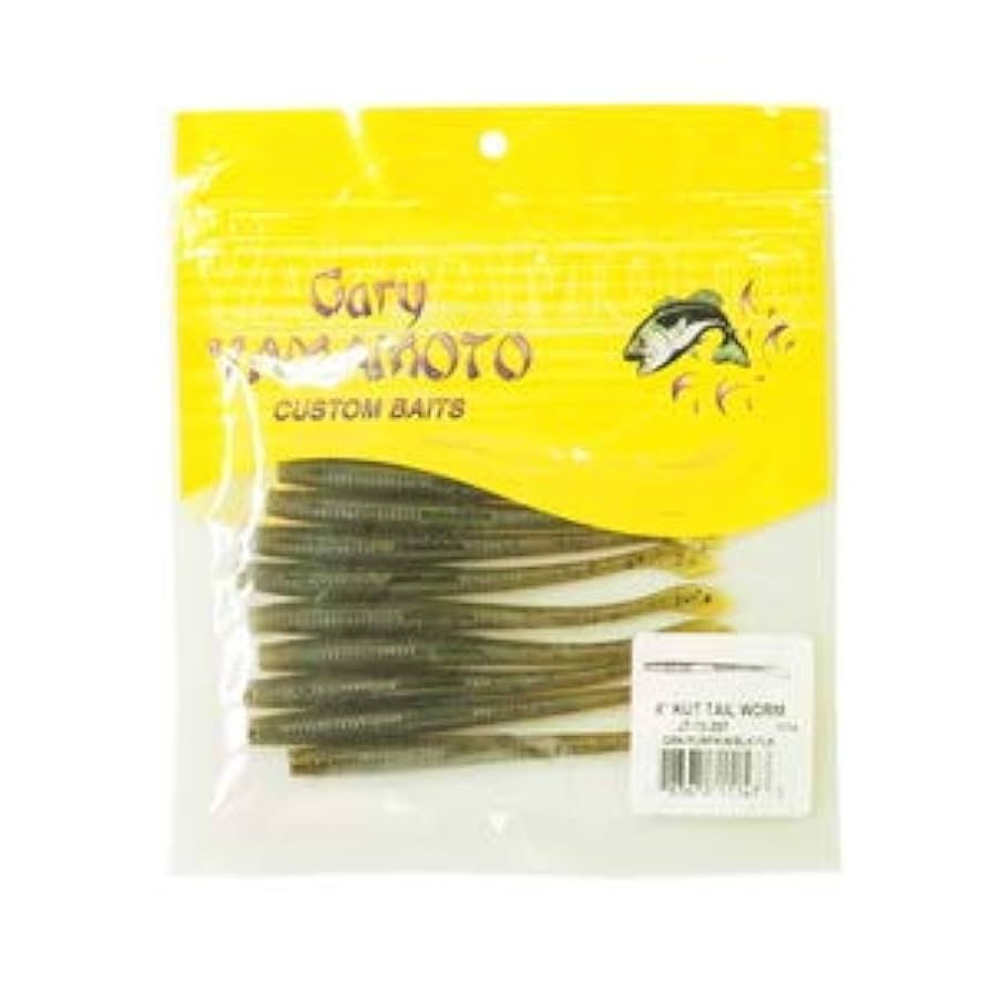 ゲーリーヤマモト　カットテール　4インチ　ワームセット 楽天市場】ゲーリーヤマモト 4”カットテールワーム 938 ライト