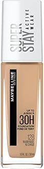 Maybelline Super Stay Full Coverage Liquid Foundation Active Wear Makeup, Up to 30Hr Wear, Transfer, Sweat & Water Resistant, Matte Finish, Warm Nude, 1 Count