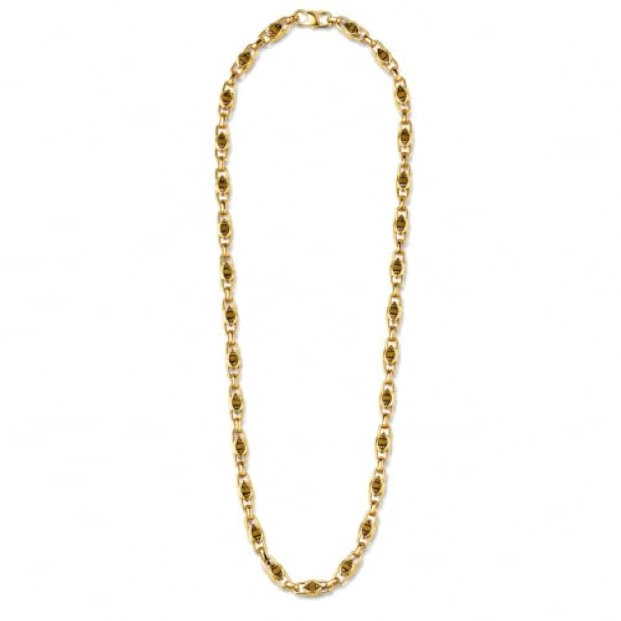 Men's Premium Gold Plated Designer Link Chain Necklace