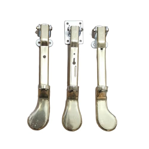 Greabuy 3Pcs Uprights Piano Pedals Replacement Piano Foot Pedal Musical Instrument Piano Sustains Pedal for Uprights Piano Parts