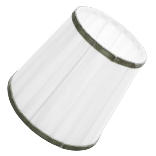 HOODANCOS 布?プリーツランプシェード 交換用ランプカバー 取り付け簡単でヴィンテージ風のダイニング 寝室向けテーブルランプ用シェード