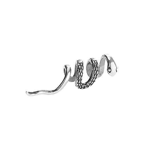 Boucles d'oreilles serpent argent anti allergie en véritable argent sterling 925
