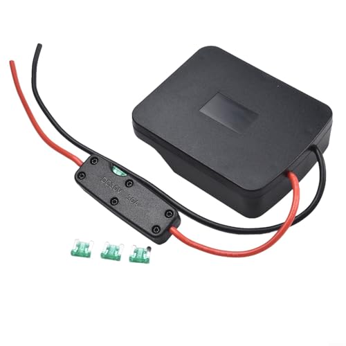 Glomc Batterieadapter mit Schalter, für Parkside X 20 V Team Lithium-Batterien, 14 AWG Silikon-Kupferdraht, 31,8 cm, Sicherungsschutz-Stromanschluss für Heimwerker-Werkzeuge