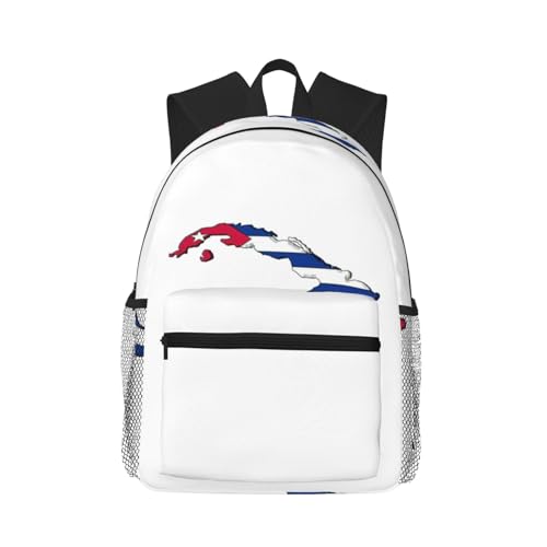Mochila de viaje clásica para ir al trabajo o la universidad con diseño de mapa
