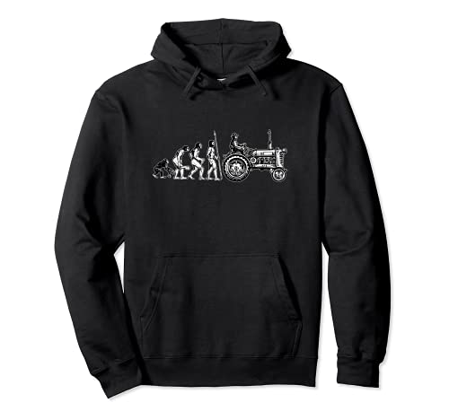 Farm Gift Funny Farmer Evolution Tractor de agricultura divertido Sudadera con Capucha Cover