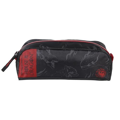 ESTOJO SOFT G - WB HOUSE OF THE DRAGONS - BLACK + RED - 13173