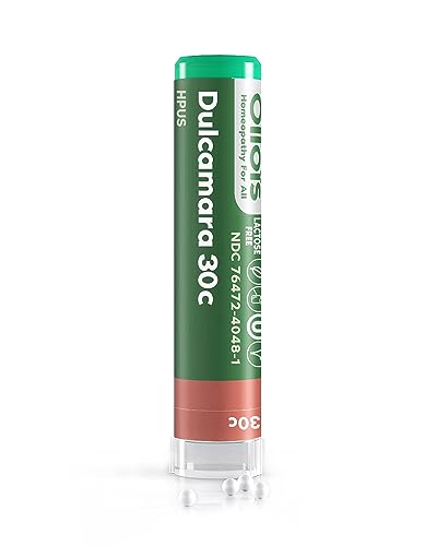 OLLOIS Dulcamara 30c Organic, Lactose-Free, Vegan, Homeopathic Medicine, 80 Pellets (Pack of 1)