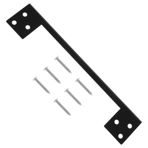 DIYEAH Protector para Pestillo de Puerta Inoxidable Placa Guardia Invisible Shaped para Seguridad Puertas con Instalación Protección Duradera y Resistente para Cerraduras Outswing
