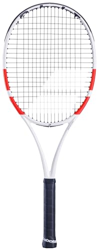 Babolat Pure Strike 98 16x19 Tennis Racquet (4th Gen) - Strung with 16g White Syn Gut at Mid-Range Tension (4 1/4