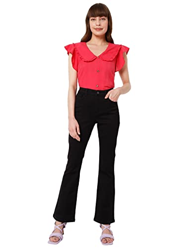 Image of VERO Moda Women's Bootcut Mid Rise Jeans | Wide Leg | Bell Bottom