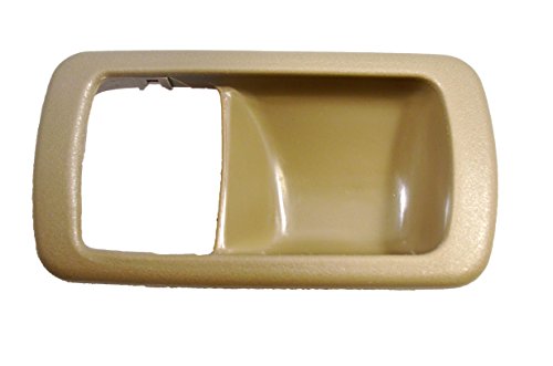PT Auto Warehouse TO-2532E-2LH - Inside Interior Inner Door Handle Trim/Bezel, Beige/Tan - Driver Side