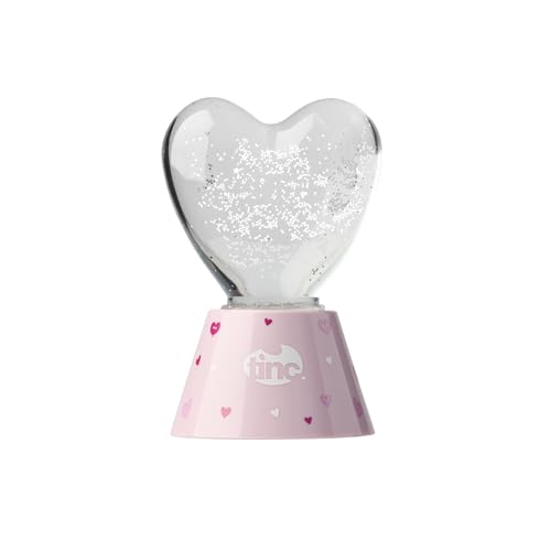Tinc Heart Glitter Lamp, Pink - Image 4