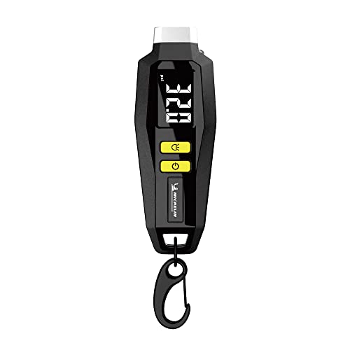 MICHELIN 12290 Digital Tyre Pressure gauge with Key Ring & LED Flash Light