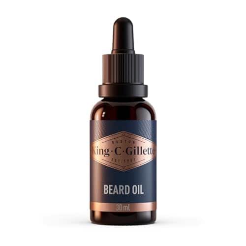 King C. Gillette Beard Oil for Men - Argan, Jojoba,