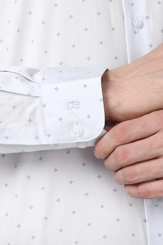 Image of Peter England Men's Cotton Print Slim Fit Shirt