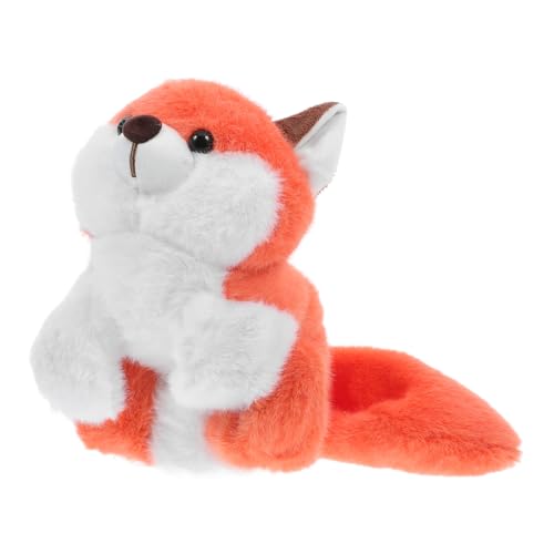 Zerodeko Pulsera de Animales de Peluche para Niños, Tamaño Único, Felpa Suave, Color Marrón, Pulsera Ajustable para Fiestas Infantiles y Juegos,