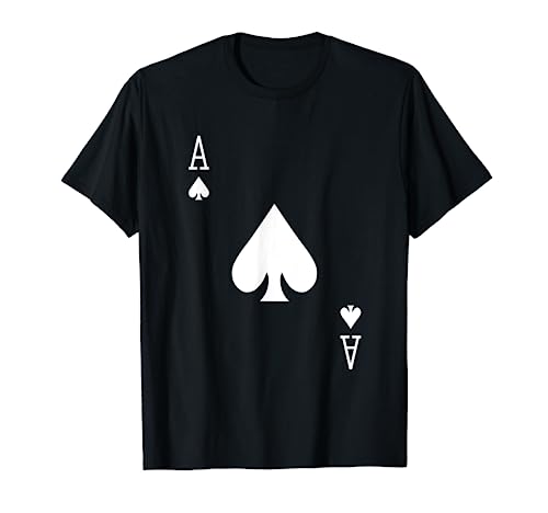 Him & Her Valentines Day Ace of Spades Poker Cards Matching Camiseta