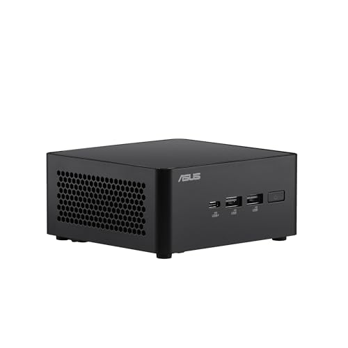 ASUS NUC 14 Pro Slim Kit, Mini PC Intel Core U5 125H, RAM da 96 GB DDR5-5600, SSD M.2, Scheda Grafica Intel Arc, Wi-Fi 6E, Bluetooth 5.3, Compatibile con Windows 10 e Windows 11 Home, Nero