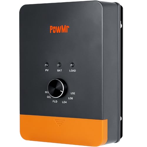PowMr MPPT Solar Charge Controller 45Amp 12V/24V Auto, 45A MPPT Charge Controller Max.PV Input 80V...