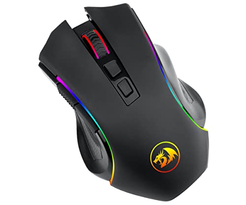Souris Gaming sans Fil Redragon M602-KS Griffin 8000 DPI - Geekodrome: Boutique d'accessoires geek Rétroéclairage RVB multicolore