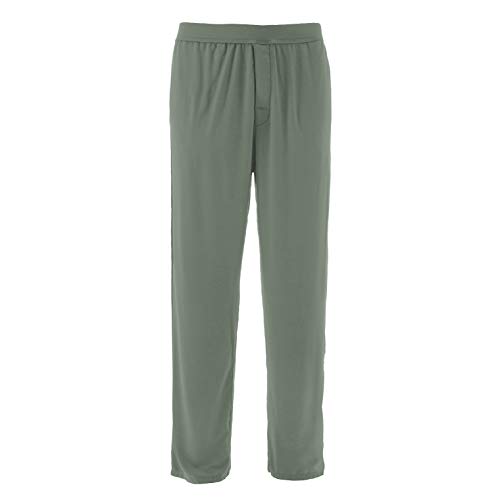 KICKEE Men’s Solid Color Pajama Pants, Ultra Soft Pajamas for Men, Men’s Sleepwear and Loungewear