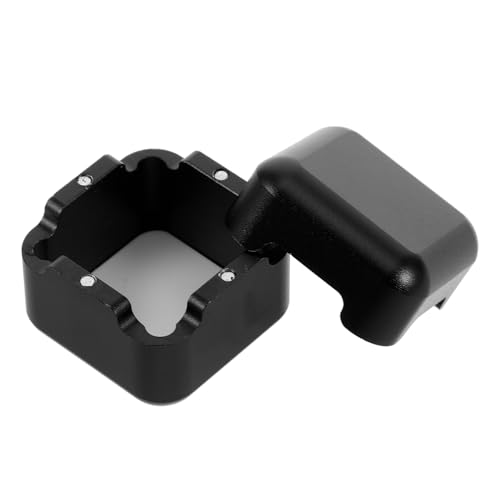 GAROZATION Aluminum Billiards Chalk Holder Portable Chalk Case Accessories Storage